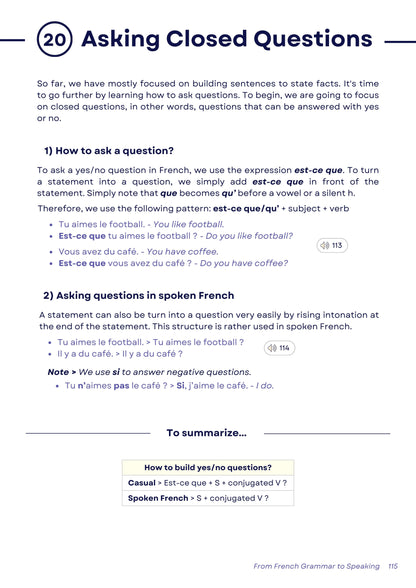 From French Grammar to Speaking [Ebook]